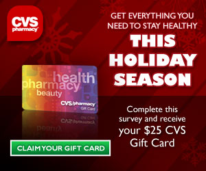 Get a $25 CVS Gift Card (Expired)