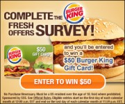 Get a $50 Burger King Gift Card (Expired)