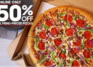 Order Online and Get 50% off at Pizza Hut (US Only)