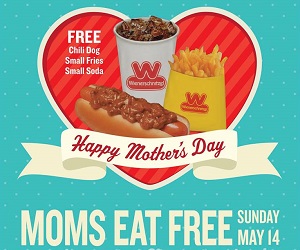 Free Meal for Moms on Mother’s Day (Expired)