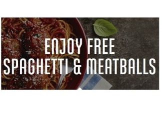 Enjoy Free Spaghetti & Meatballs