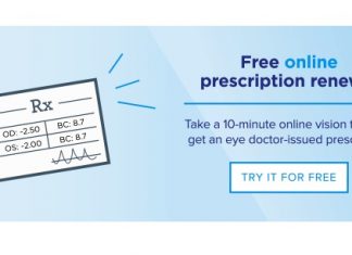 Free Contact Lens Prescription $40 value