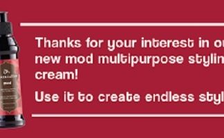 Sample of MOD Styling Cream Free Hair Styling Cream- Mod