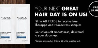 FREE Samples of Nexxus Shampoo