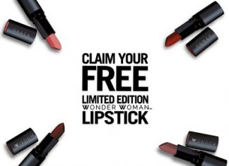 Claim your Free Wonder Women Lipsticks (UK Only)