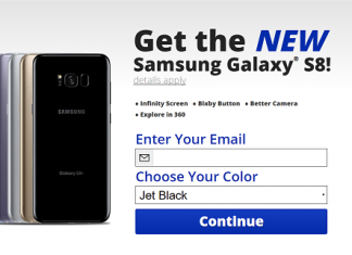Get the New Samsung Glaxy S8 (USA Only)