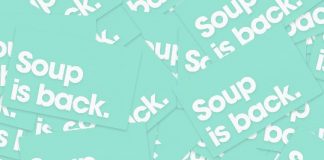 Free Soup Is Back Sticker