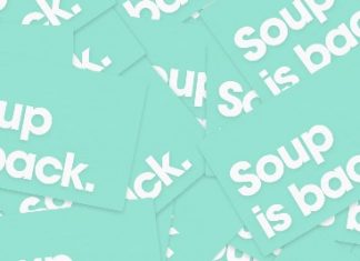 Free Soup Is Back Sticker