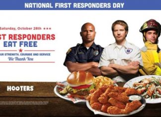 National First Reponders Day at Hooters