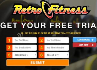 Free Trial of Retro Fitness