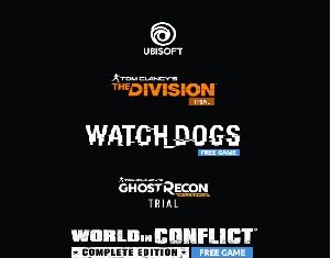 3 Free PC Games from Ubisoft