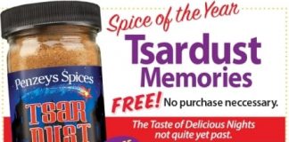 Free Tsardust Memories at Penzey