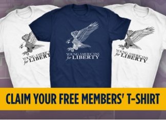 Free T-Shirt of Young Americans for Liberty