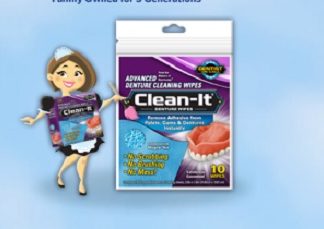 Free Samples of Clean-It Denture Wipes