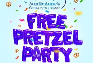 Free Pretzel Party From Auntie Anne