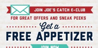 Joe’s Crab Shack: Free Appetizer Coupon