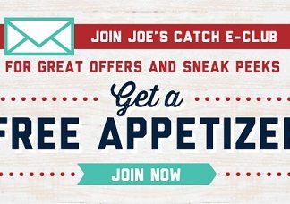 Joe’s Crab Shack: Free Appetizer Coupon