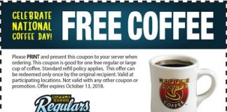 Get Free Coupon of Coffee From Waffle House (Expired)
